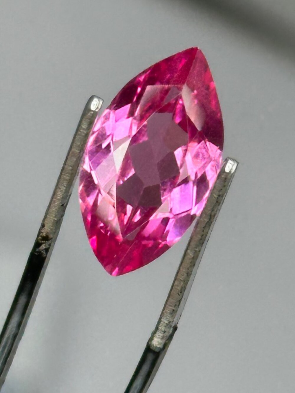 Certified Marquise Magok Ruby